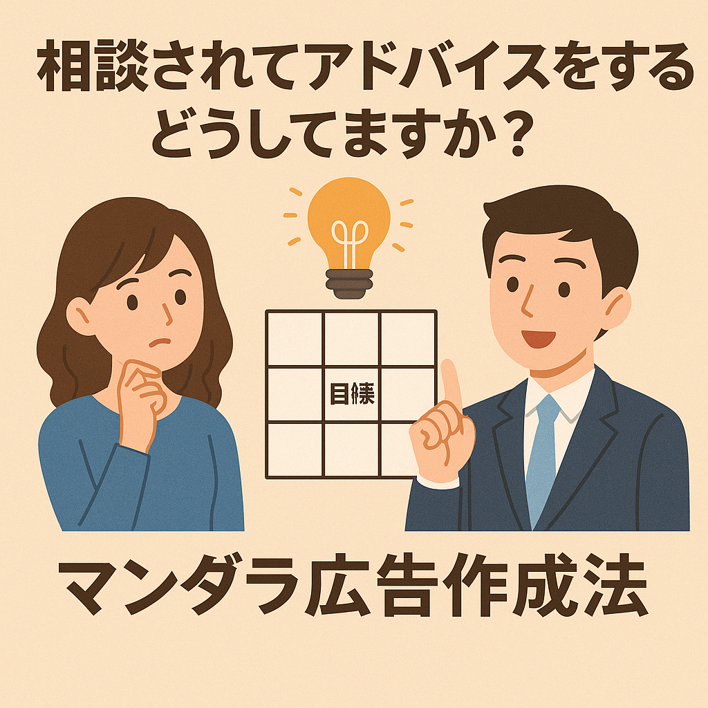 「マンダラ広告作成法」を応用したコンサルティング